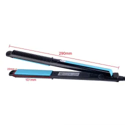 Electric hair straightener corrugated iron with temperature controlHair straighteners