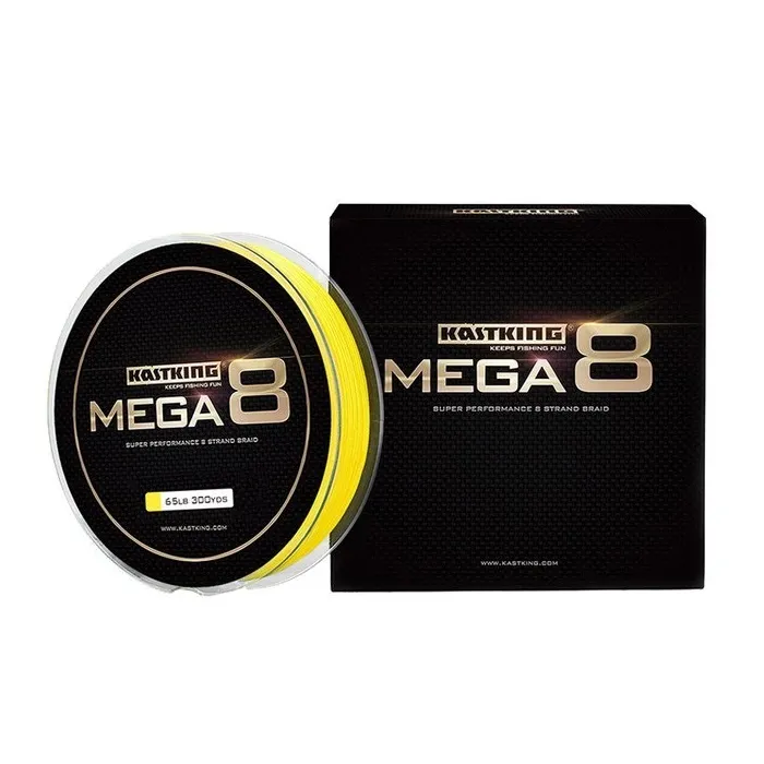 Mega8 super strong 274M 8 strands weaves PE braided fishing line rope multifilamentLines