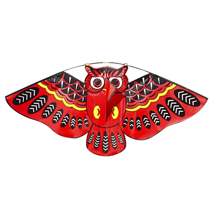 Colorful owl easy fly kite 110 * 50cmKites
