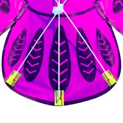 Bunte Eule leicht fliegen Kite 110 * 50cm