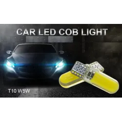 T10 W5W LED COB Licht Silikon Auto Signallampe 12V 194 501 Lampe 10 Stück