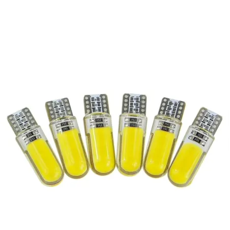 T10 W5W LED COB Licht Silikon Auto Signallampe 12V 194 501 Lampe 10 Stück