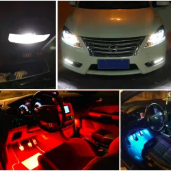 T10 W5W LED COB Licht Silikon Auto Signallampe 12V 194 501 Lampe 10 Stück