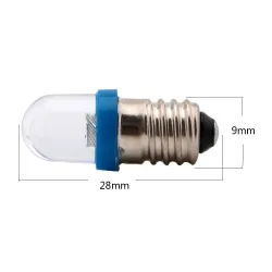 E10 F8 1SMD 12V LED car light bulb 100 pcsLED