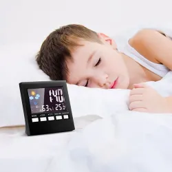 LCD Digital Wecker mit Hintergrundbeleuchtung