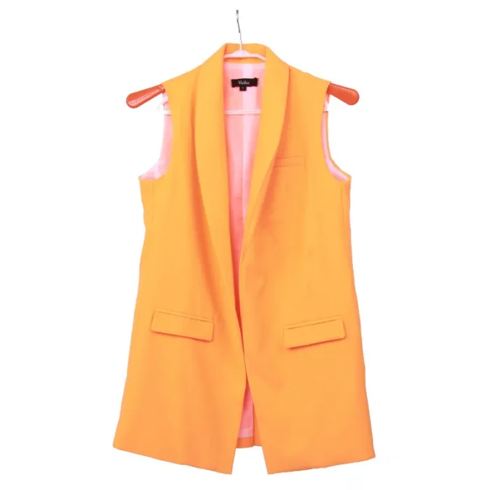 Elegant sleeveless coat vestJackets