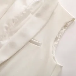Elegant sleeveless coat vestJackets