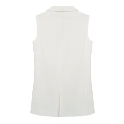 Elegant sleeveless coat vestJackets
