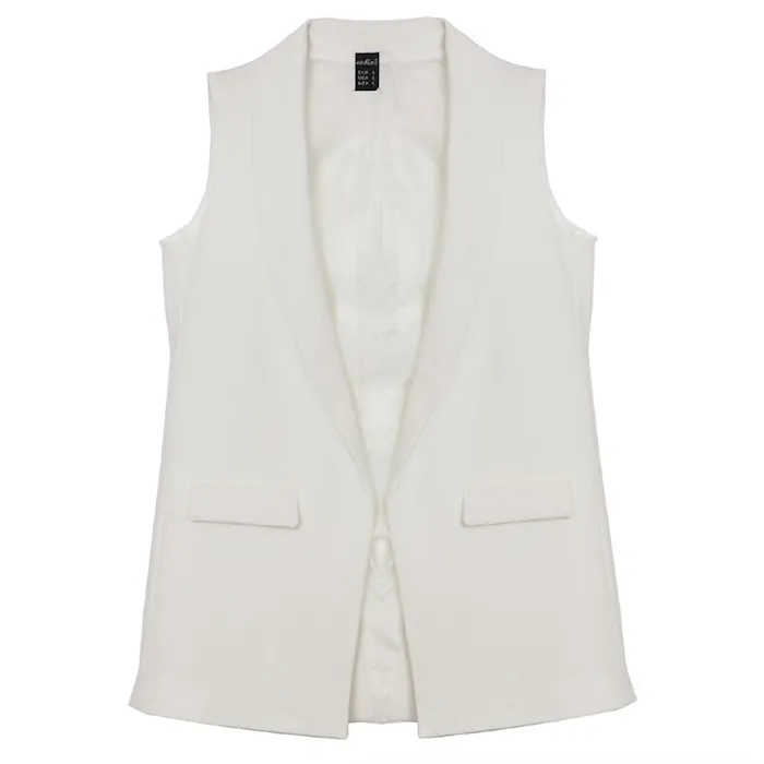 Elegant sleeveless coat vestJackets