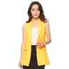 Elegant sleeveless coat vestJackets