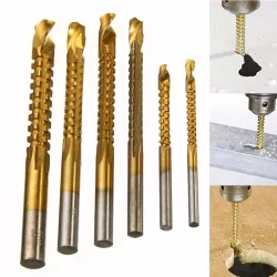 HSS 3 - 8mm titanium coated drill bits 6 pcsBits & drills