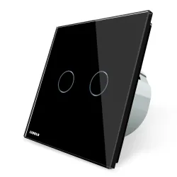 220 - 250V wall crystal glass touch switch panelLights & lighting