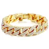 Gold / Silber Armband mit Zirkonia unisex