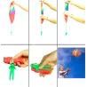 Fallschirm mit Soldatenfigur - Hand werfen Spielzeug 5 Stück
