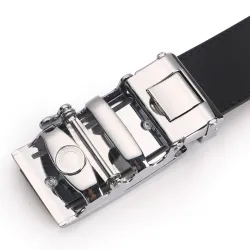 Genuine cowhide leather belt with automatic buckle beltBelts