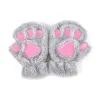 Bär Pfotenmilben - Plüsch fingerlose Handschuhe