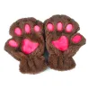 Bär Pfotenmilben - Plüsch fingerlose Handschuhe