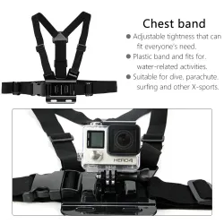 GoPro Hero & Xiaomi Yi GP27 verstellbare Brustgurtgurt Stativgurthalterung