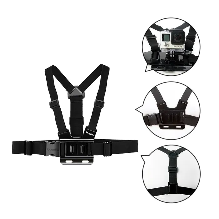 GoPro Hero & Xiaomi Yi GP27 verstellbare Brustgurtgurt Stativgurthalterung