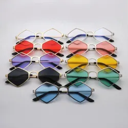 Metallrahmen Vintage Steampunk Sonnenbrille