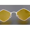 Metallrahmen Vintage Steampunk Sonnenbrille