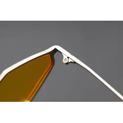 Metallrahmen Vintage Steampunk Sonnenbrille