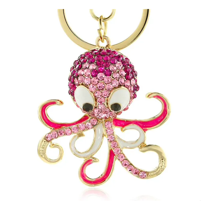 Crystal octopus keychain - keyringKeyrings