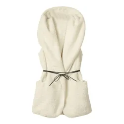 Winter fur hooded vestJackets