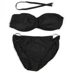 Metallring Push-up-Bikini-Set