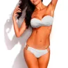 Metal ring push up bikini setBeachwear