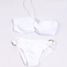 Metal ring push up bikini setBeachwear