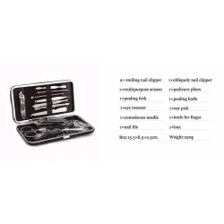 Manicure & pedicure nail tools 12 pcs setClippers & Trimmers