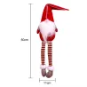 Weihnachtsdekoration lange Beine sitzen Elf 50cm