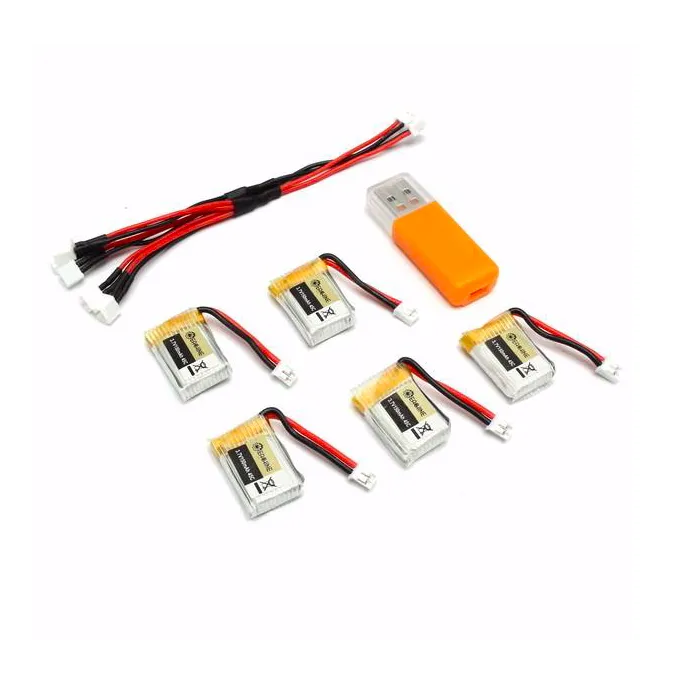 Eachine RC Quadcopter E010 E010C 3.7V 150MAH 45C upgrade battery USB charger set 5 pcsBatteries