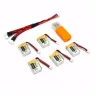 Eachine RC Quadcopter E010 E010C 3.7V 150MAH 45C upgrade battery USB charger set 5 pcsBatteries