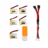 Eachine RC Quadcopter E010 E010C 3.7V 150MAH 45C upgrade battery USB charger set 5 pcsBatteries