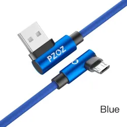 Fast charging micro USB charging cable L-typeCables