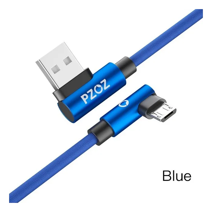 Fast charging micro USB charging cable L-typeCables
