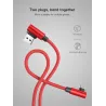Fast charging micro USB charging cable L-typeCables