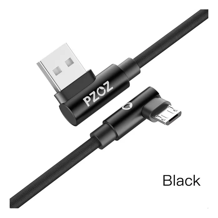 Fast charging micro USB charging cable L-typeCables