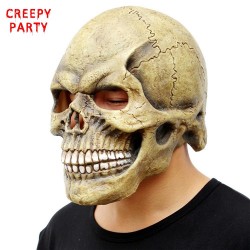 Totenkopf Vollkopf Halloween Maske