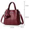 Echte Leder Schulter Crossbody Tasche