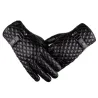 Warme Leder Winterhandschuhe mit Touchscreen-Funktion