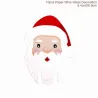 Weihnachtsweinglas Papier Dekoration 10 Stück