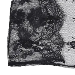 Volle Spitze transparentes Nachthemd - Robe