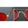 Runde Vintage Steampunk Sonnenbrille unisex