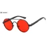 Runde Vintage Steampunk Sonnenbrille unisex
