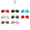 Runde Vintage Steampunk Sonnenbrille unisex
