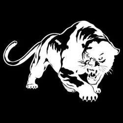 3D wild panther vinyl car sticker decal 19.5 * 13.6 cmStickers