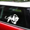 3D wild panther vinyl car sticker decal 19.5 * 13.6 cmStickers